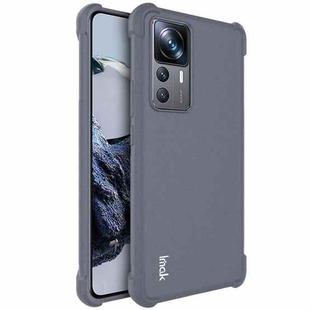 For Xiaomi 12T Pro 5G imak Shockproof Airbag TPU Phone Case(Matte Grey)