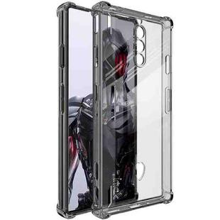 For ZTE nubia Red Magic 8 Pro / 8 Pro+ 5G imak Shockproof Airbag TPU Phone Case(Transparent Black)