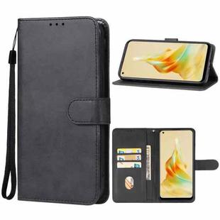 For OPPO Reno8 T 4G / CPH2481 Leather Phone Case(Black)