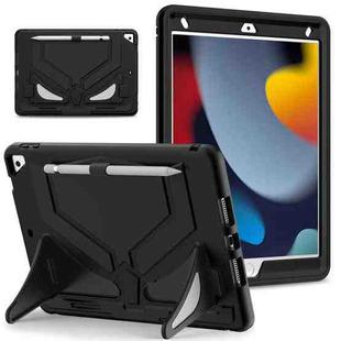 For iPad 10.2 2021 / 2020 / 2019 Silicone + PC Shockproof Protective Tablet Case(Black)