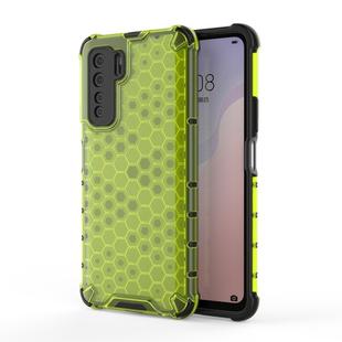 For Huawei nova 7 SE Shockproof Honeycomb PC + TPU Protective Case(Green)