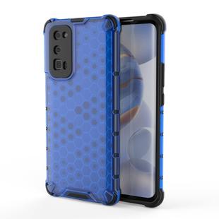 For Huawei Honor 30 Pro Shockproof Honeycomb PC + TPU Protective Case(Blue)