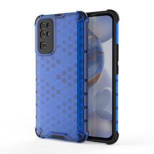 For Huawei Honor 30 Shockproof Honeycomb PC + TPU Protective Case(Blue)