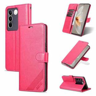For Vivo S16 / S16 Pro AZNS Sheepskin Texture Flip Leather Phone Case(Red)