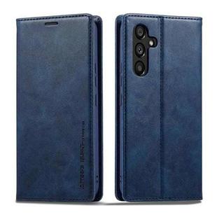 For Samsung Galaxy A54 5G LC.IMEEKE RFID Anti-theft Leather Phone Case(Blue)