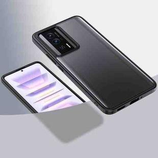 For Xiaomi Redmi K60 Pro Armor Clear TPU Hard PC Phone Case(Matte Black)