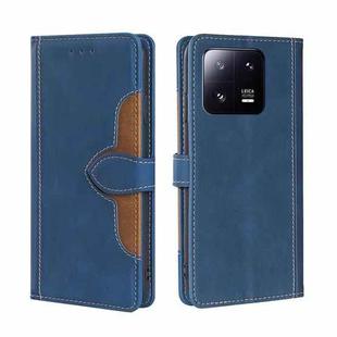For Xiaomi 13 Pro Skin Feel Magnetic Buckle Leather Phone Case(Blue)