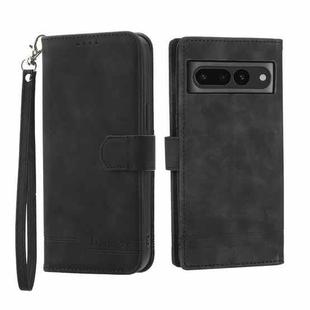 For Google Pixel 7 Pro Dierfeng Dream Line TPU + PU Leather Phone Case(Black)