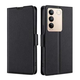 For vivo S16 / S16 Pro Ultra-thin Voltage Side Buckle Horizontal Flip Leather Phone Case(Black)
