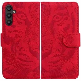 For Tecno Pova 4 Pro Tiger Embossing Pattern Flip Leather Phone Case(Red)