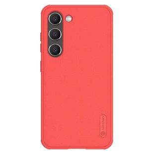 For Samsung Galaxy S23 5G NILLKIN Super Frosted Shield Pro PC + TPU Phone Case(Red)