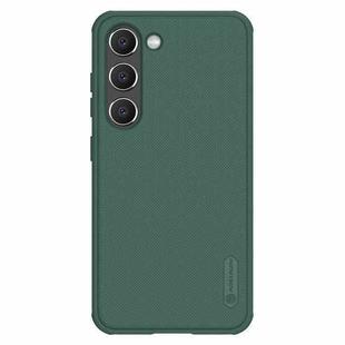 For Samsung Galaxy S23 5G NILLKIN Super Frosted Shield Pro PC + TPU Phone Case(Green)