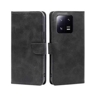 For Xiaomi 13 Pro Calf Texture Buckle Flip Leather Phone Case(Black)