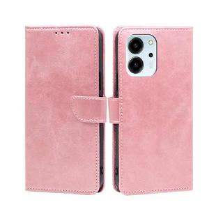 For Honor 80 SE Calf Texture Buckle Flip Leather Phone Case(Rose Gold)