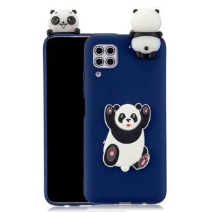 For Huawei P40 Lite Shockproof 3D Lying Cartoon TPU Protective Case(Panda)