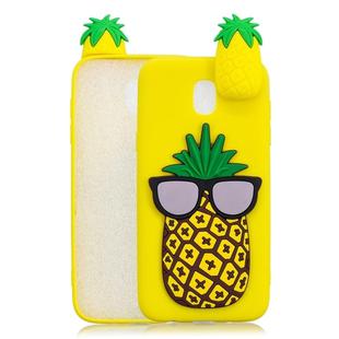 For Xiaomi Redmi 8A Shockproof 3D Lying Cartoon TPU Protective Case(Pineapple)