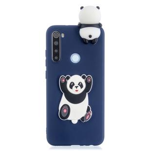 For Xiaomi Redmi Note 8T Shockproof 3D Lying Cartoon TPU Protective Case(Panda)