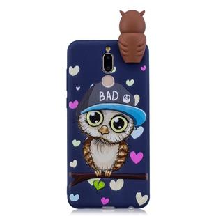 For Xiaomi Redmi 8 Shockproof Cartoon TPU Protective Case(Blue Owl)