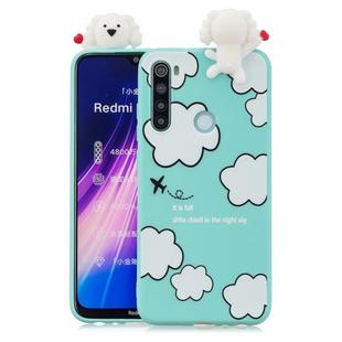 For Xiaomi Redmi Note 8T Shockproof Cartoon TPU Protective Case(Clouds)