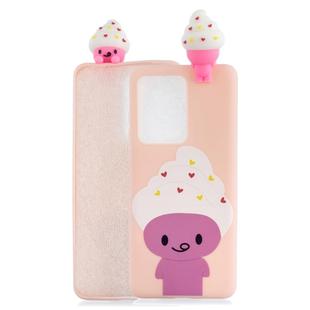 For Galaxy S20 Ultra Shockproof Cartoon TPU Protective Case(Ice Cream)