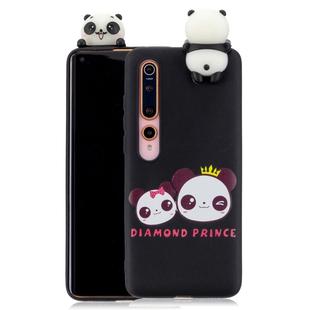 For Xiaomi Mi 10 5G Shockproof Cartoon TPU Protective Case(Two Pandas)