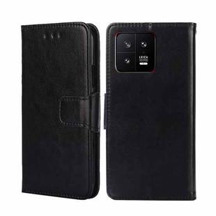 For Xiaomi 13 Crystal Texture Leather Phone Case(Black)