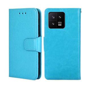 For Xiaomi 13 Crystal Texture Leather Phone Case(Sky Blue)