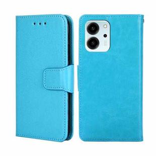 For Honor 80 SE Crystal Texture Leather Phone Case(Sky Blue)