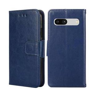 For Google Pixel 7a Crystal Texture Leather Phone Case(Royal Blue)