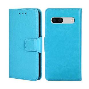 For Google Pixel 7a Crystal Texture Leather Phone Case(Sky Blue)