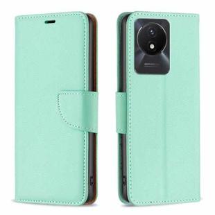 For vivo Y02 4G Litchi Texture Pure Color Leather Phone Case(Green)
