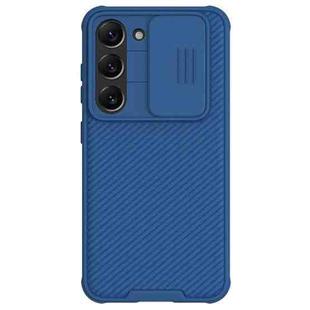 For Samsung Galaxy S23+ 5G NILLKIN Black Mirror Pro Series Camshield Phone Case(Blue)