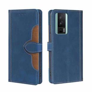 For Xiaomi Redmi K60 / K60 Pro Skin Feel Magnetic Buckle Leather Phone Case(Blue)