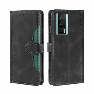 For Xiaomi Redmi K60 / K60 Pro Skin Feel Magnetic Buckle Leather Phone Case(Black)