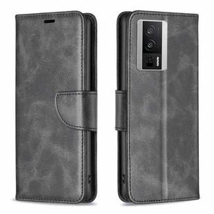 For Xiaomi Redmi K60 / K60 Pro Lambskin Texture Leather Phone Case(Black)