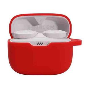 For JBL T230NC TWS Wireless Earphone Silicone Protective Case(Red)