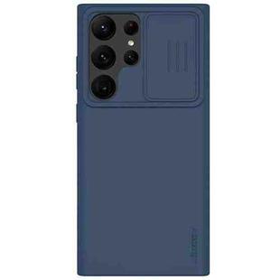 For Samsung Galaxy S23 Ultra 5G NILLKIN CamShield Liquid Silicone + PC Phone Case(Blue)