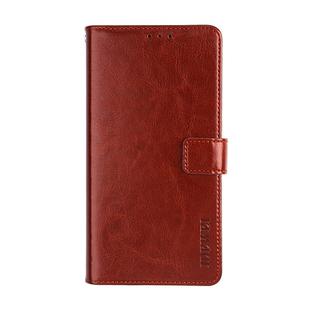 For OPPO K3 idewei Crazy Horse Texture Horizontal Flip Leather Case with Holder & Card Slots & Wallet(Brown)