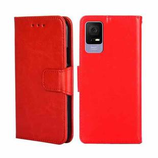 For TCL 405 / 406 / 408 Crystal Texture Leather Phone Case(Red)