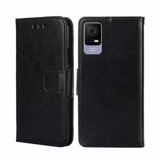 For TCL 405 / 406 / 408 Crystal Texture Leather Phone Case(Black)