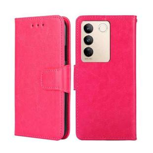 For vivo S16 / S16 Pro Crystal Texture Leather Phone Case(Rose Red)