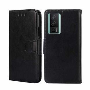 For Xiaomi Redmi K60 / K60 Pro Crystal Texture Leather Phone Case(Black)