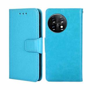 For OnePlus 11 Crystal Texture Leather Phone Case(Sky Blue)