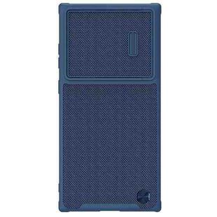 For Samsung Galaxy S23 Ultra 5G NILLKIN 3D Textured Nylon Fiber TPU + PC Phone Case(Blue)