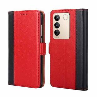 For vivo S16 / S16 Pro Ostrich Texture Horizontal Flip Leather Phone Case(Red)