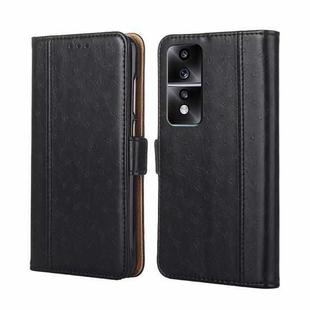 For Honor 80 GT Ostrich Texture Horizontal Flip Leather Phone Case(Black)