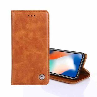 For Xiaomi Redmi K60 / K60 Pro Non-Magnetic Retro Texture Horizontal Flip Leather Case(Brown)