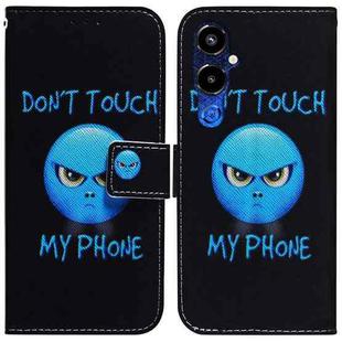 For Tecno Pova 4 Pro Coloured Drawing Flip Leather Phone Case(Anger)