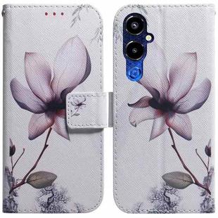 For Tecno Pova 4 Pro Coloured Drawing Flip Leather Phone Case(Magnolia)