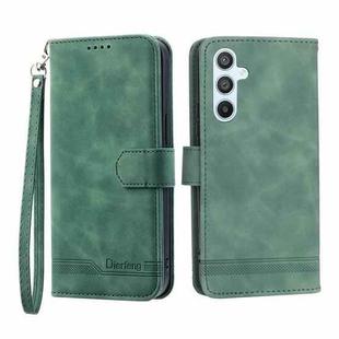For Samsung Galaxy A54 Dierfeng Dream Line TPU + PU Leather Phone Case(Green)